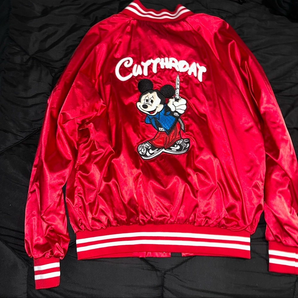 Cutthroat Mickey Mouse Bomber Jacket